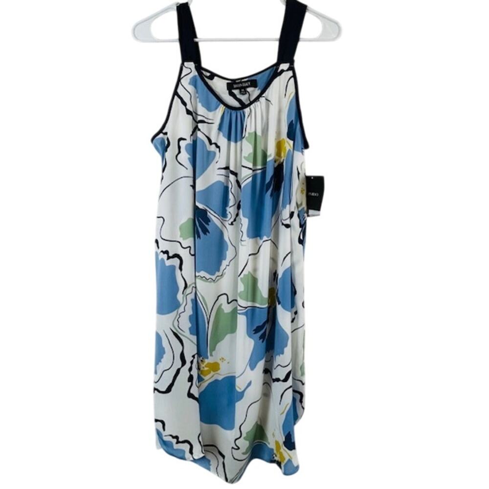 Ellen Tracy Women's Flower Print Sleeveless Halter Chemise  NWTS
